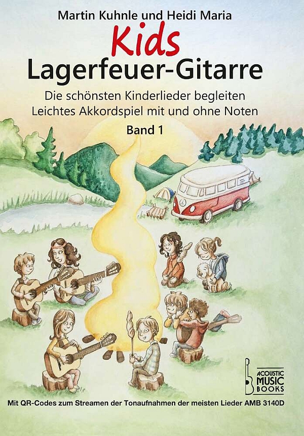 Kids Lagerfeuer-Gitarre (+QR-Codes)