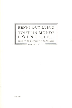 Tout un monde lointain Concerto