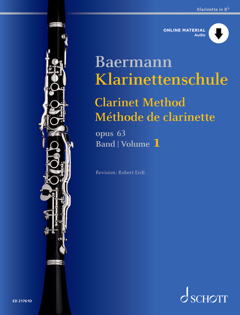 Klarinettenschule op.63 Band 1 (+Online-Audio)