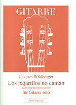 Los pajarillos no cantan