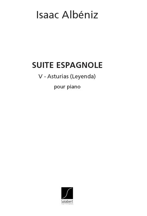 Suite espagnole no.5 piano seul