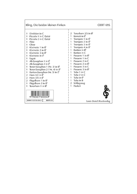 Die beiden kleinen Finken