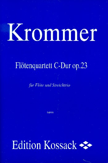 Quartett C-Dur op.23 für Flöte