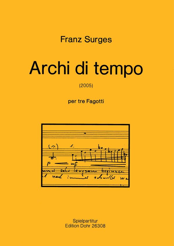 Archi di tempo für 3 Fagotte