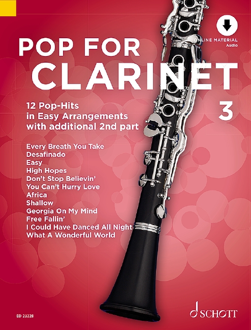 Pop for Clarinet Band 3 (+Online Audio)
