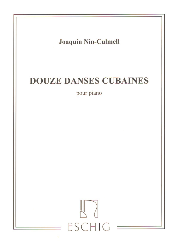 12 DANSES CUBAINES 