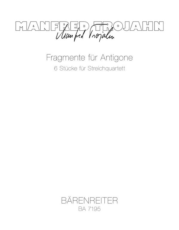 Fragmente für Antigone 6 Stücke