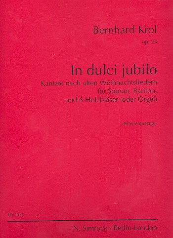 In dulci jubilo Kantate nach alten