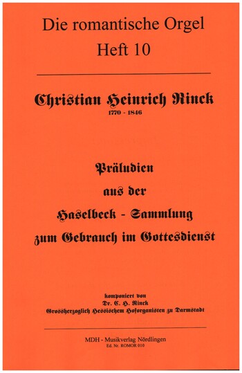 Präludien aus der Haselbeck-Sammlung zum Gebrauch im Gottesdienst