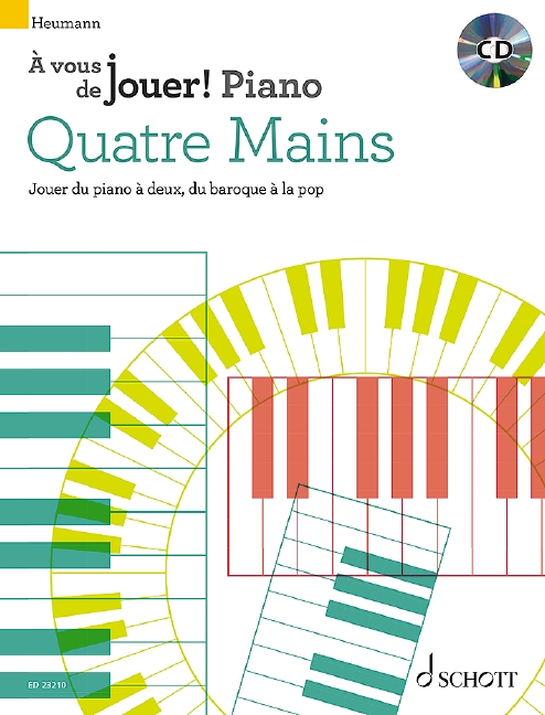 Quatre mains - Jouer du piano à deux, du baroque à la pop (+CD)