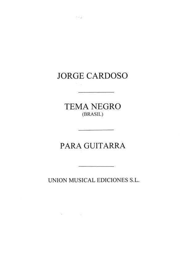 Tema negro (brasil) para guitarra