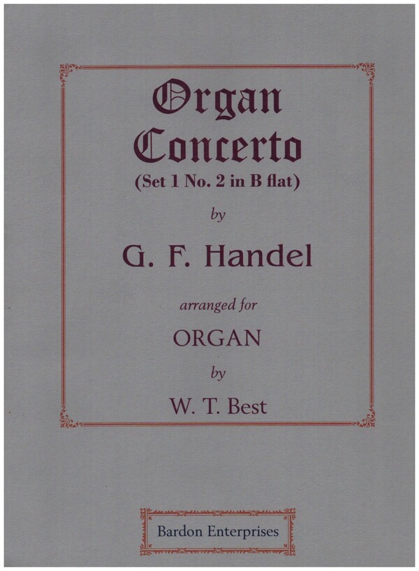 Organ Concerto in B flat (Set 1. No.2)