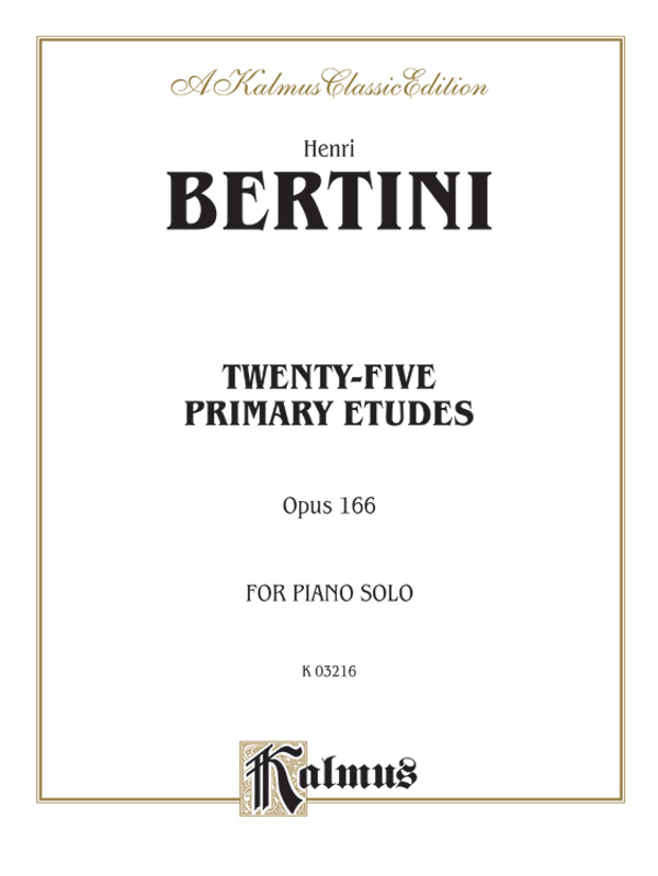 25 Primary Etudes op.166