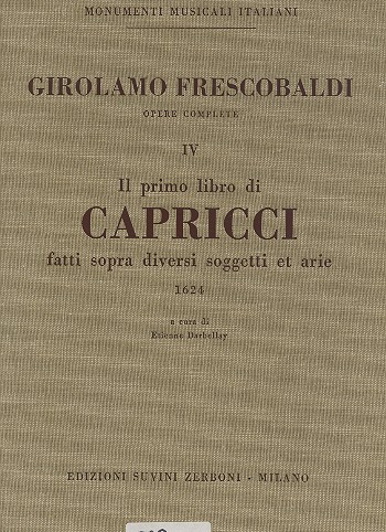 Il primo libro di capricci fatto sopra diversi soggetti et arie