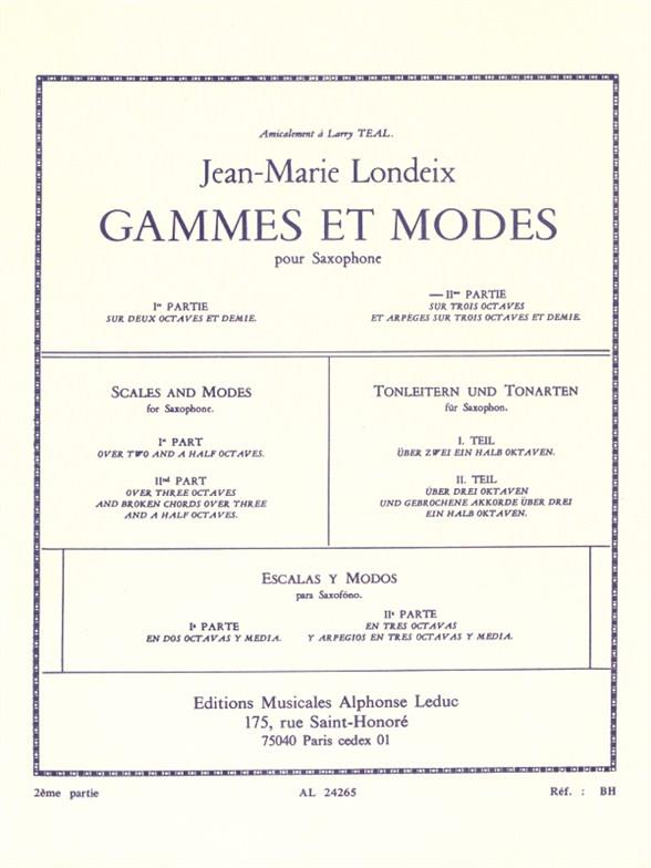 Gammes et modes vol.2
