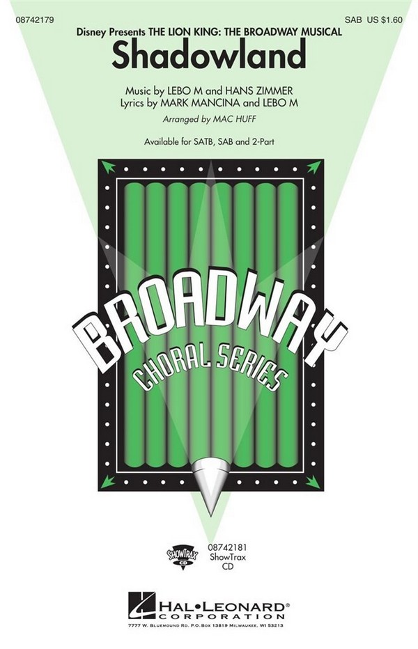 Shadowland for mixed chorus (SAB)