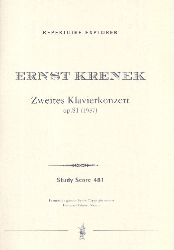 Konzert Nr.2 op.81 für Klavier