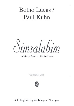 Auf einem Baum ein Kuckuck saß