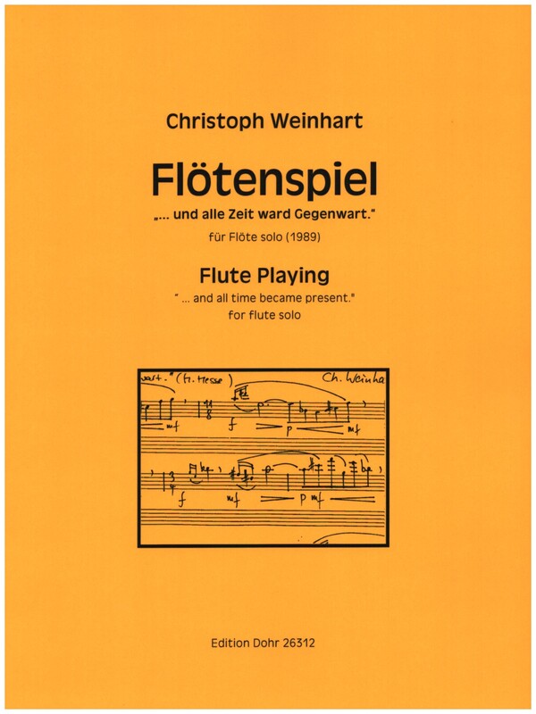 Flötenspiel "...und alle Zeit ward Gegenwart"