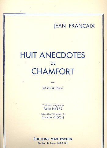 8 Anecdotes de Chamfort