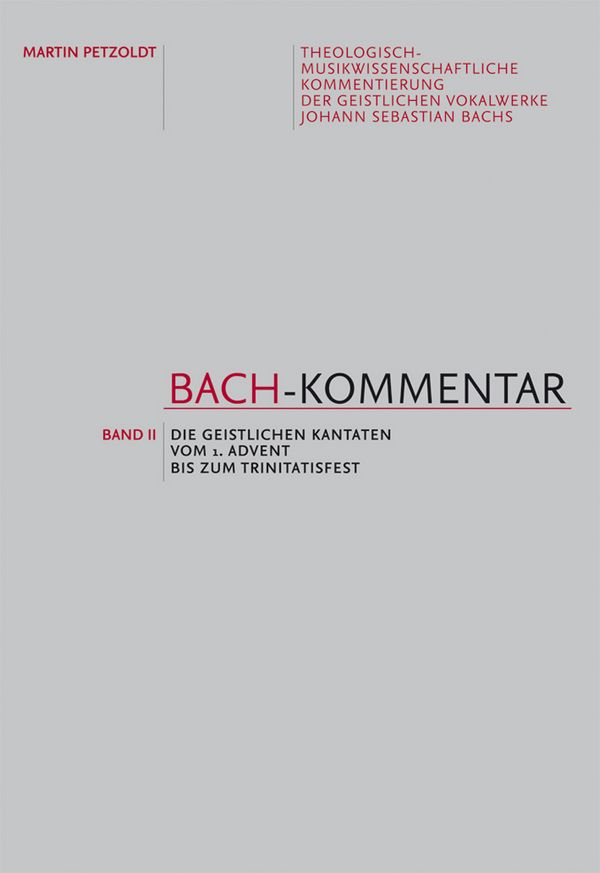 Bach-Kommentar Band 2