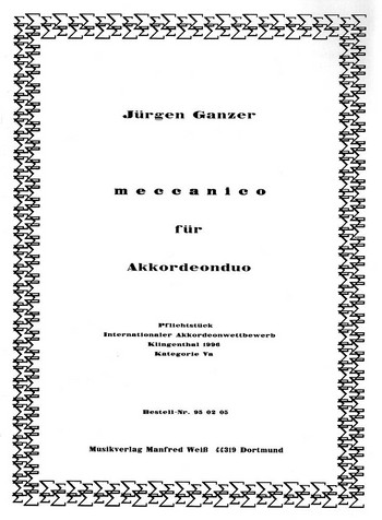Meccanico für 2 Akkordeons