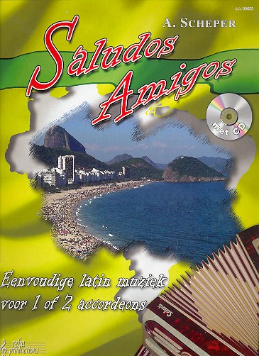 Saludos Amigos (+CD) für 1-2 Akkordeons