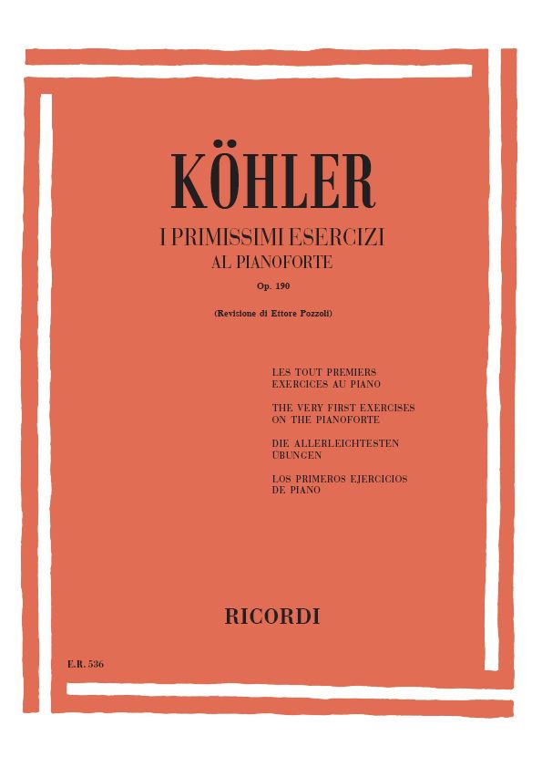 I primissimi escercizi al pianoforte op. 190