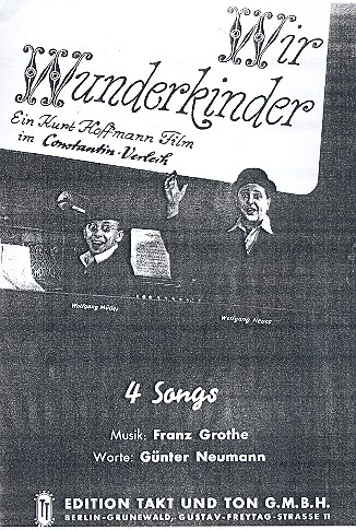 Wir Wunderkinder: 4 Songs