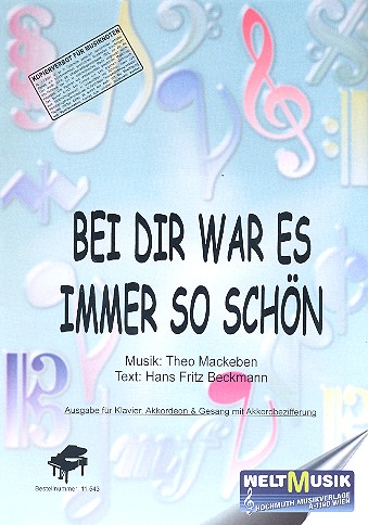 Bei dir war es immer so schön: