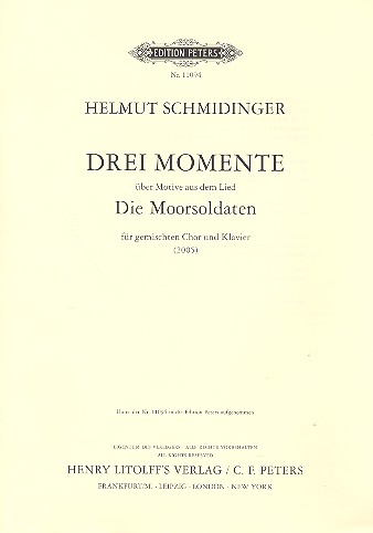 Drei Momente über Die Moorsoldaten
