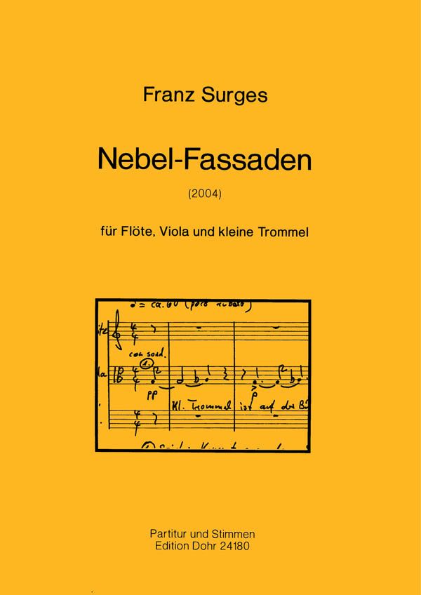 Nebel-fassaden für Flöte, Viola