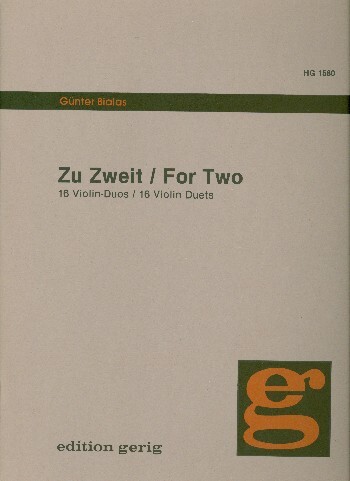 Zu zweit 16 Violin-Duos