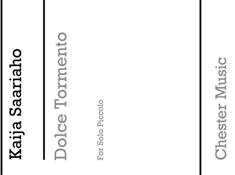 Dolce Tormento for solo piccolo