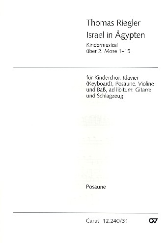 Israel in Ägypten für Kinderchor und Instrumente