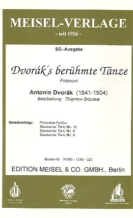 Dvorák's berühmte Tänze (Potpourri)