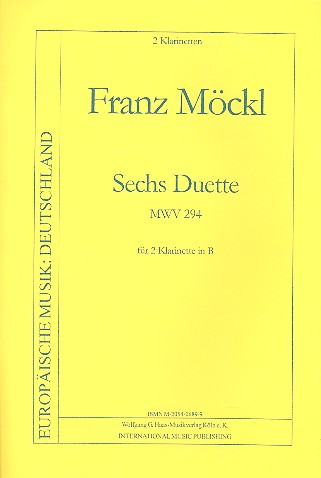 6 Duette MWV294