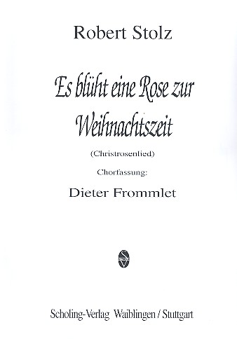 Es blüht eine Rose zur Weihnachtszeit