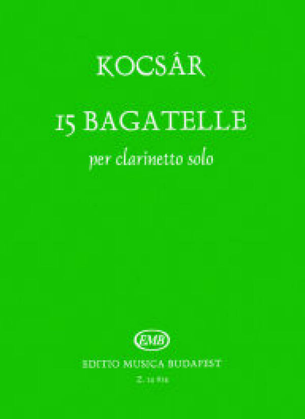 15 Bagatellen für Klarinette solo