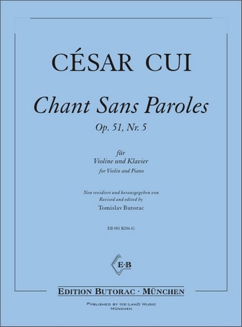 Chant sans paroles op.51,5