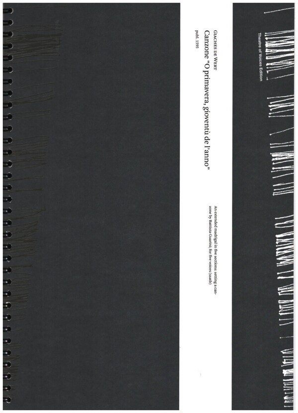 Canzone O primavera, gioventù de l'anno