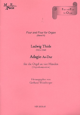 Adagio As-Dur für Orgel zu 4 Händen