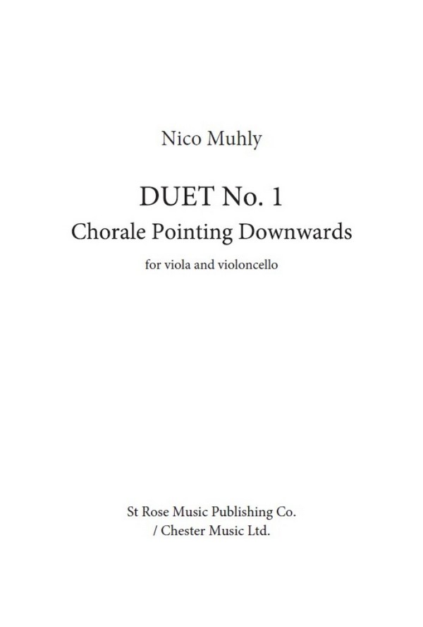 Duet No.1  - Chorale Pointing Downwards