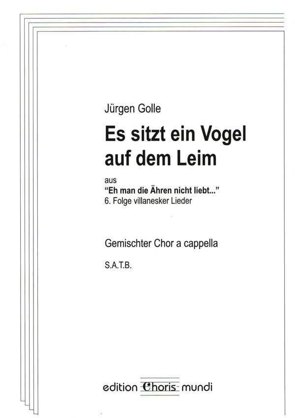 Es sitzt ein Vogel auf dem Leim