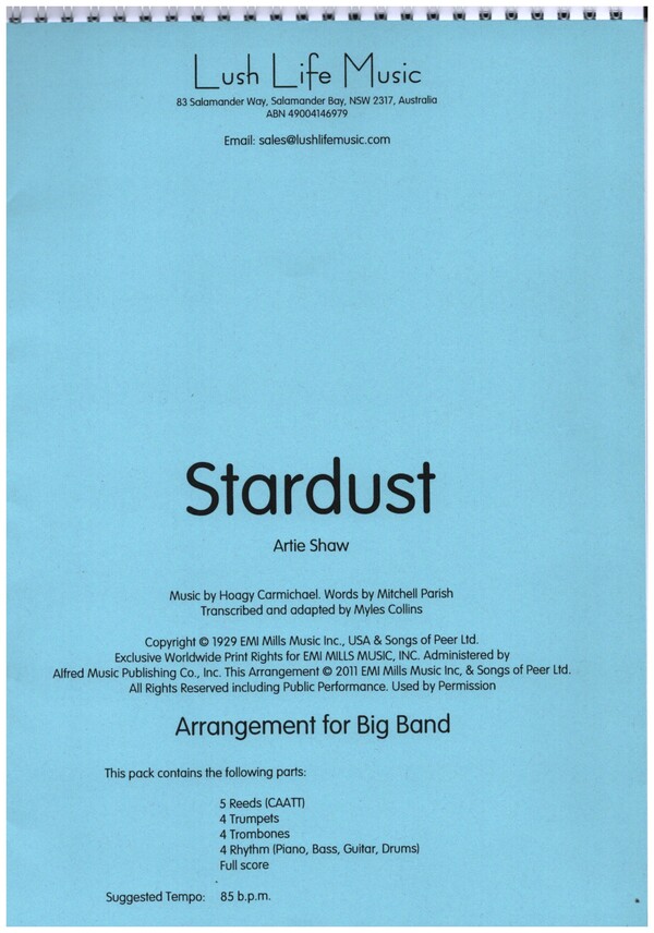 Stardust - Artie Shaw