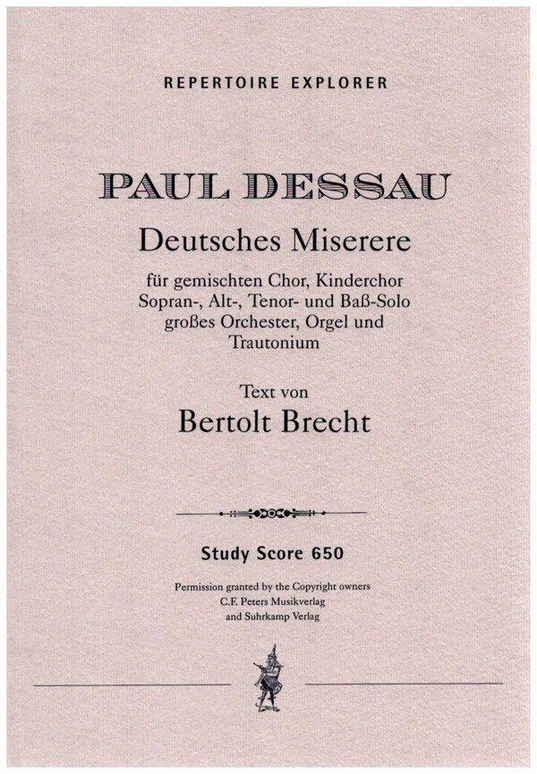 Deutsches Miserere für Soli,