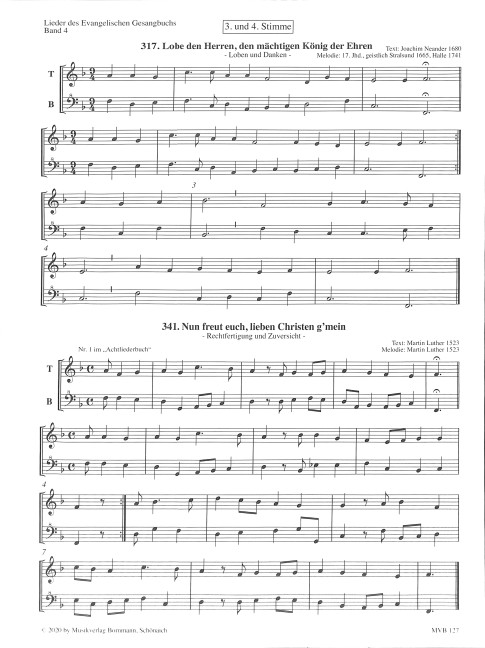Lieder des Evangelischen Gesangbuchs Band 4