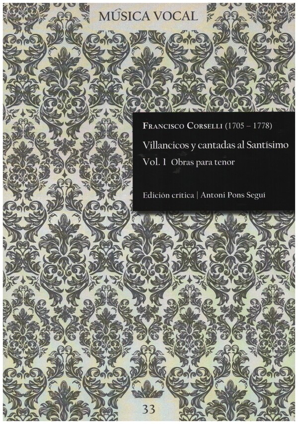 Villancicos y cantadas al Santísimo vol.1