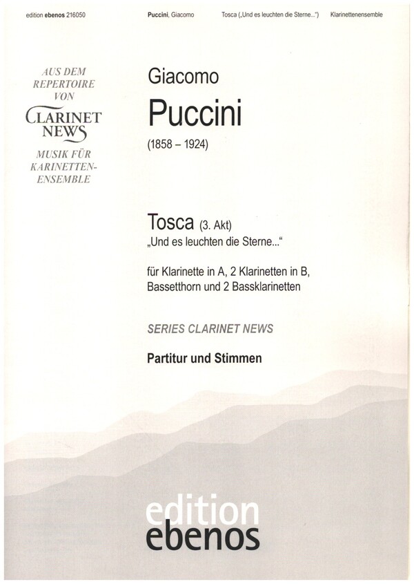 Tosca (3. Akt) 'Und es leuchten die Sterne...'