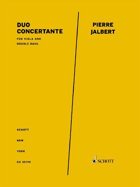 ED30190  P.Jalbert, Duo concertante (2018)